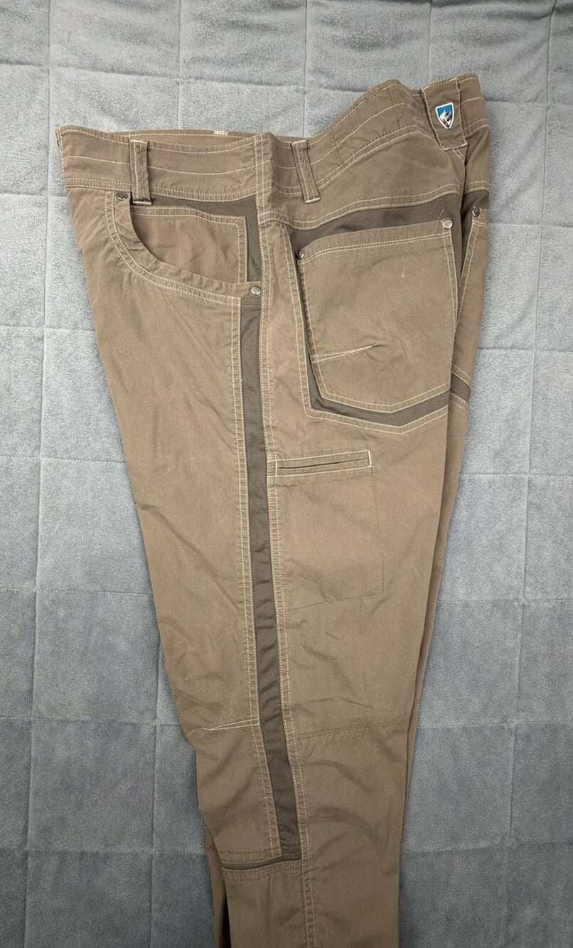 Kuhl Radikl Men's Hiking Pants Khaki 34x32 - Picture 5 of 8